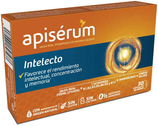 Apiserum Intellect 30 cápsulas