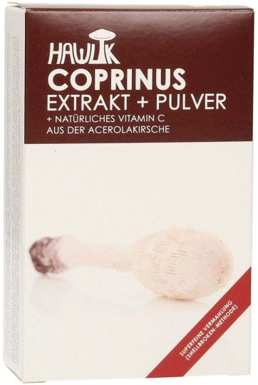 Extrato de Coprinus Comatus e pó 60 cápsulas