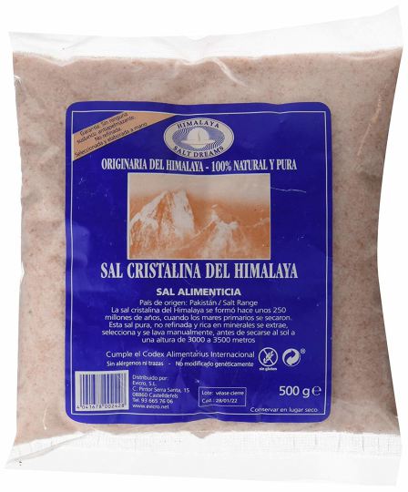 Sal de Cristal do Himalaia Rosa Sal 500 gr