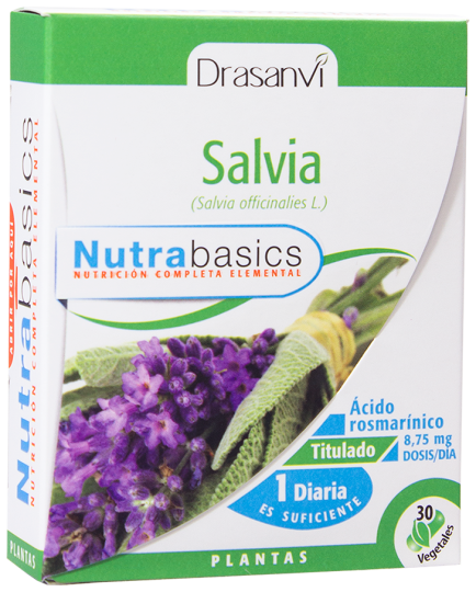 Sage 30 cápsulas nutrabásicas