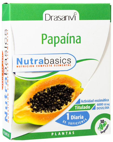 Papaína 30 cápsulas nutrabásicas