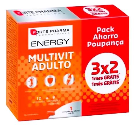 Energy Multivitamin Adults 30 comprimidos