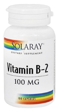 Vitamina B2 100 mg 100 cápsulas vegetais