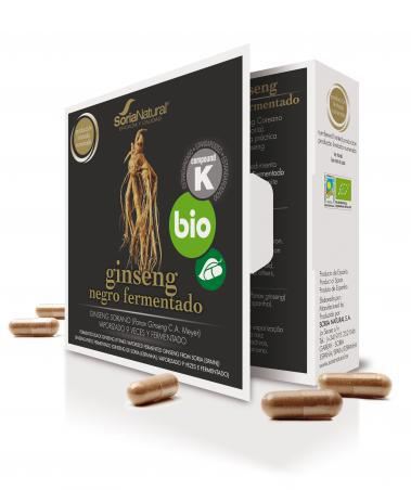 Ginseng 24 Capsulas de Ginseng Preto Fermentado