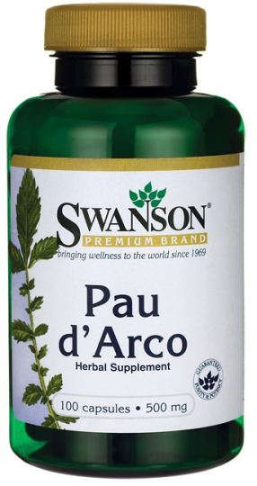 Pau D'Arco 500 mg 100 Cápsulas