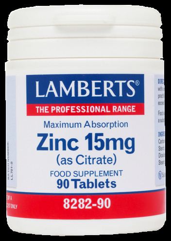 Citrato de zinco 15mg 90cap