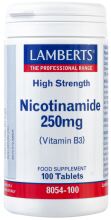 Nicotinamida 250 mg com Vitamina B3 100 Comprimidos