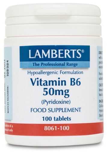 Vitamina B6 50 Mg. 100 Comp.