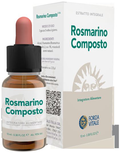 Rosmarino Compost (chumbo) Metal 10ml espagírico.