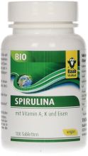 Comprimidos de espirulina orgânica