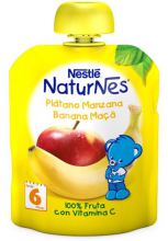 Naturnes Purê de Banana de Maçã + 6 meses 90 gr