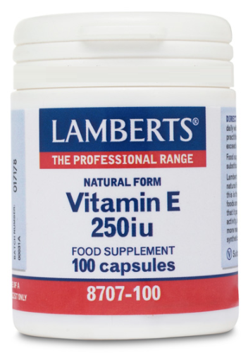 Natural Form Vitamina E 250iu - 100 Cápsulas