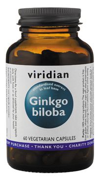 Extrato de folha de Ginkgo Biloba 60 cápsulas vegetais