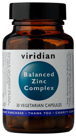 Balanced Zinc Complex 30 Vegetable Capsules