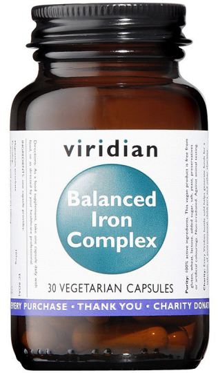 Balanced Iron Complex 30 cápsulas vegetais