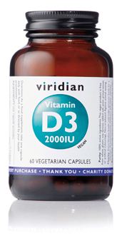 Vitamina D3 2.000 UI (Vegan) 60 cápsulas vegetais