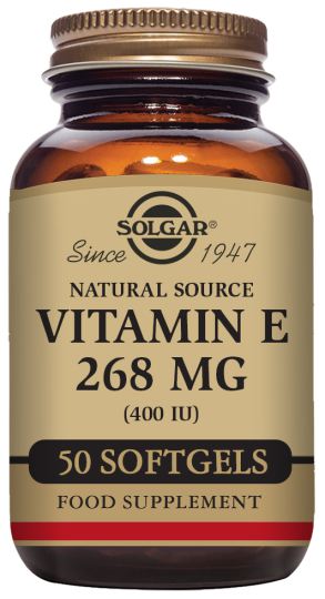 Vitamina E 400 ui 268 mg Cápsulas