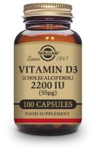 Vitamina D3 2200 ui (55 μg) (colecalciferol) 100 Cápsulas