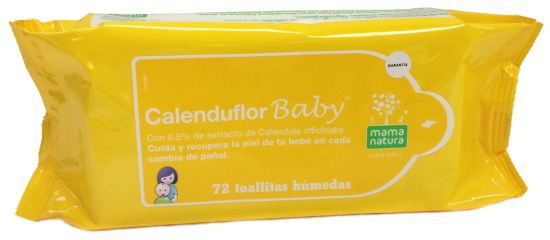 CalenduflorBaby Toalhetes húmidos 72 unidades