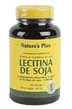 Lecitina de soja 1,200 Mg. 90 Pérolas