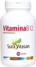 Vitamina B12 (metilcobalamina) 500mcg. 100cap.