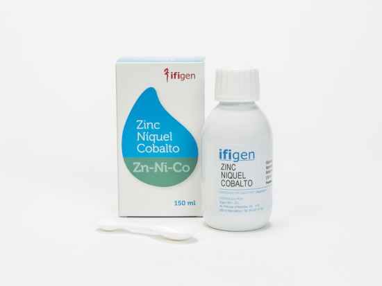 Cobalto-níquel-zinco (Zn-Ni-Co) 150ml Oligoelentos.