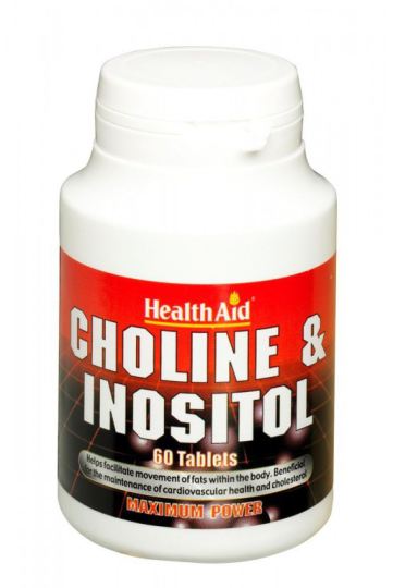 Colina / inositol 250/250Mg. 60comp. Health Aid