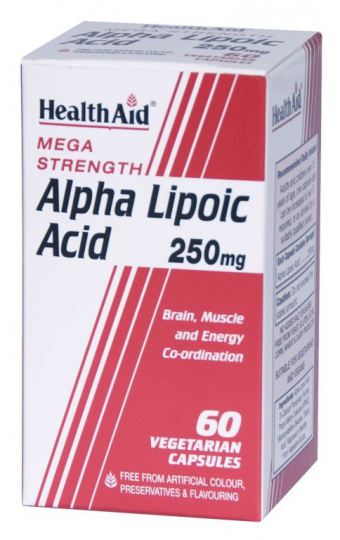 60cap Ácido Alphalipoico. Health Aid