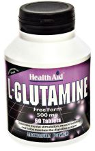 500 mg de L-Glutamina. 60comp. Health Aid