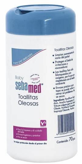 Sebamed lenços umedecidos 70 Ud oleosa