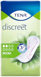 Discreet Mini 3 almofada para incontinência 20 unidades