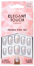 French Pink 103 False Nails 24 unidades