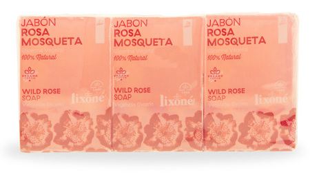 Sabonete para pele sensível à Rosa Mosqueta 3 x 125 gr