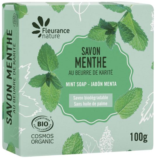 Sabonete com aroma de menta