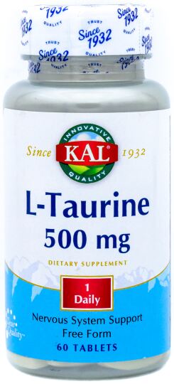 L-Taurina 500 mg 60 Cápsulas