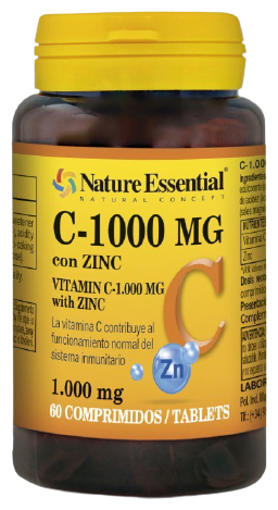 Vitamina C + Zinco 1000 mg 60 comprimidos