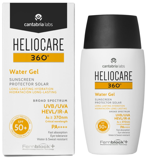 360 Água Gel Protetor Solar Spf50 + 50 ml