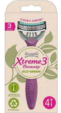 Xtreme 3 Shaver Eco green Woman 4 unidades