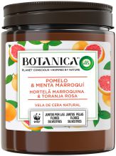 Vela aromática de cera natural Toranja e Menta Marroquina 205 gr