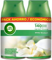 Freshmatic branco purificador de ar spray 2 recargas x 250 ml