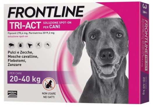 Frontline tri-act solucion Spot-on para perros 20-40 kg