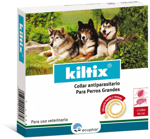 Coleira antiparasitária Kiltix para cães